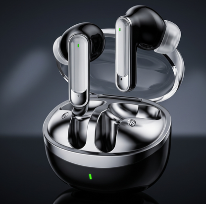 VIZO VR7070 GlassPods Wireless Earbuds ANC Noise Cancellation Bluetooth Earphones