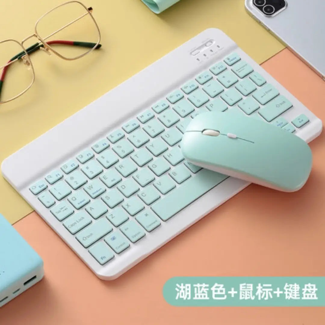 Universal Bluetooth Keyboard Mouse Set with Mouse & Cable