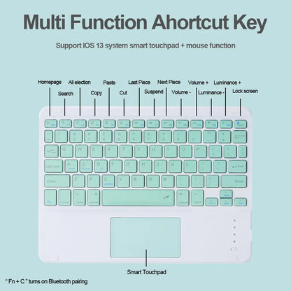 Universal Bluetooth Keyboard Mouse Set with Mouse & Cable