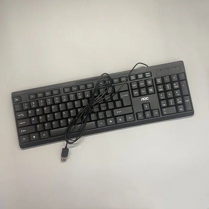 AOC KM160 Wired Keyboard & Mouse Combo Black