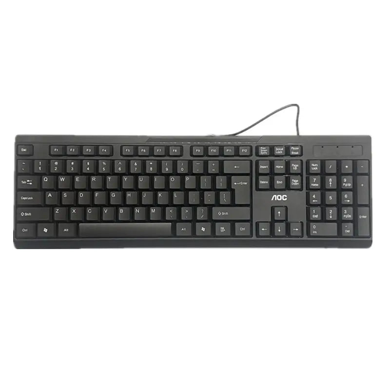 AOC KM160 Wired Keyboard & Mouse Combo Black