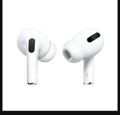 White Bluetooth Earbuds with Noise Cancellation & Charging Case