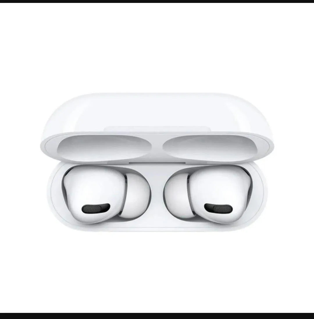 White Bluetooth Earbuds with Noise Cancellation & Charging Case