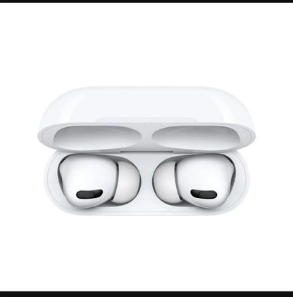 White Bluetooth Earbuds with Noise Cancellation & Charging Case