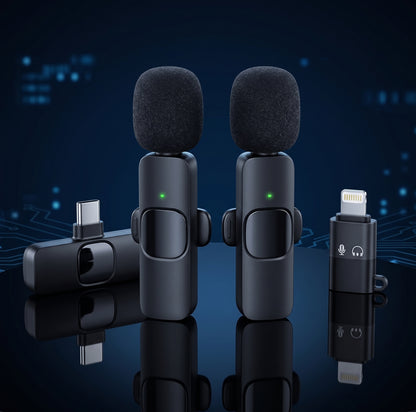 K8 Wireless Microphone for Android & iPhone | Noise Reduction Mic