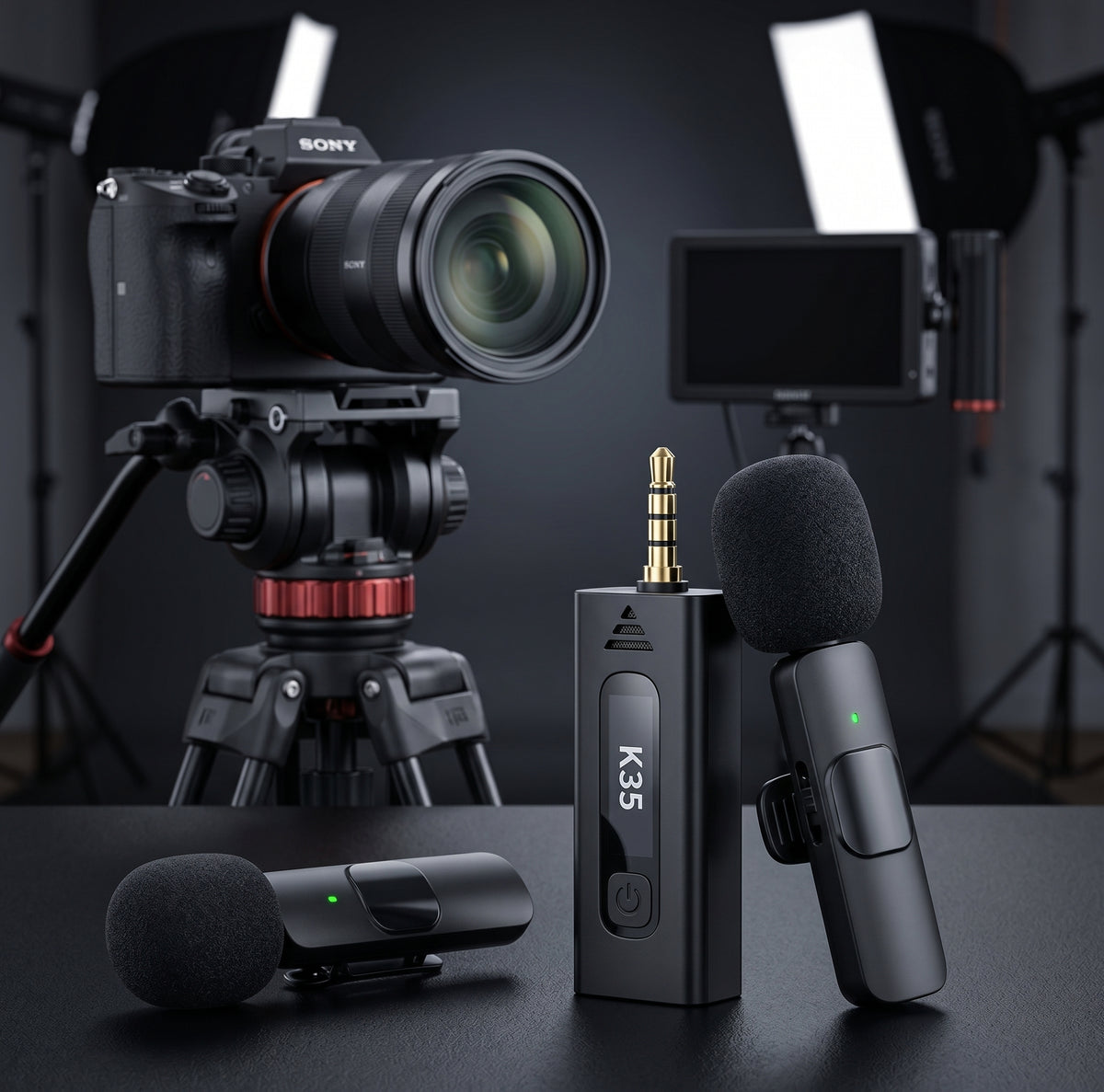 K8 Wireless Microphone for Android & iPhone | Noise Reduction Mic
