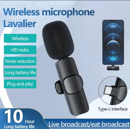 K8 Wireless Mic Black 3-in-1 Bluetooth 5