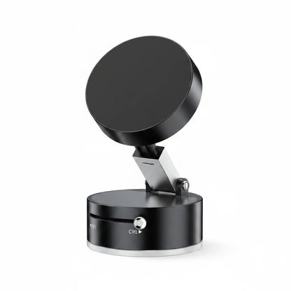 Sable adjustable magnetic smartphone mount with a sleek matte black finish and multi-pivot arm for car dashboards.